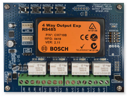 Bosch CM710B — 4-Output Relay Expander Module (Blue, Sol 16i/144/6000)