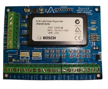 Bosch CM704B — Solution 6000 Hardwired 8/16 Zone Expander Module (Blue)