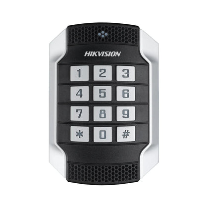 Hikvision DS-K1104MK — Mifare PIN/Card Reader, Vandal-Resistant Wiegand/RS-485