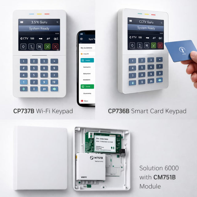 Bosch CP737B & CP736B — LCD Alarm Keypad (Solution 2000/3000/6000)