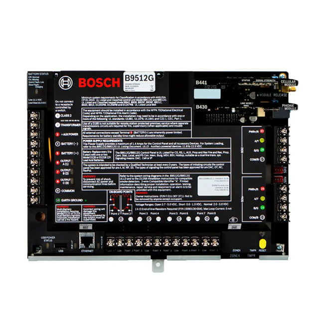 Bosch B9512G — G-Series Intrusion & Access Control Panel (599 Zone, 32 Area)