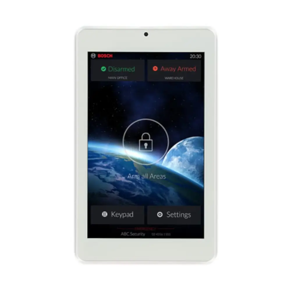 Bosch IUI-SOL-TS7 — TouchOne 7" Touchscreen Codepad (White, Solution 2000/3000)