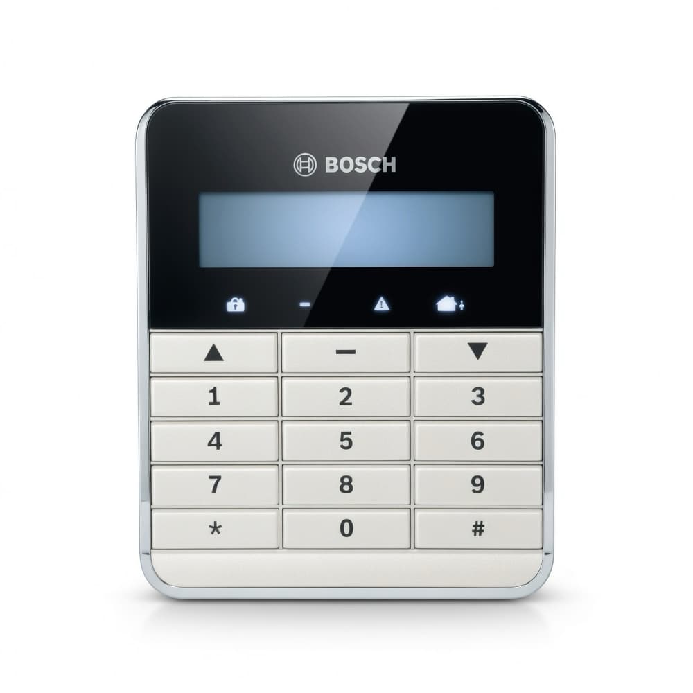 Bosch IUI-SOL-TEXT — Solution 2000/3000 Alphanumeric LCD Codepad (White) — image 1