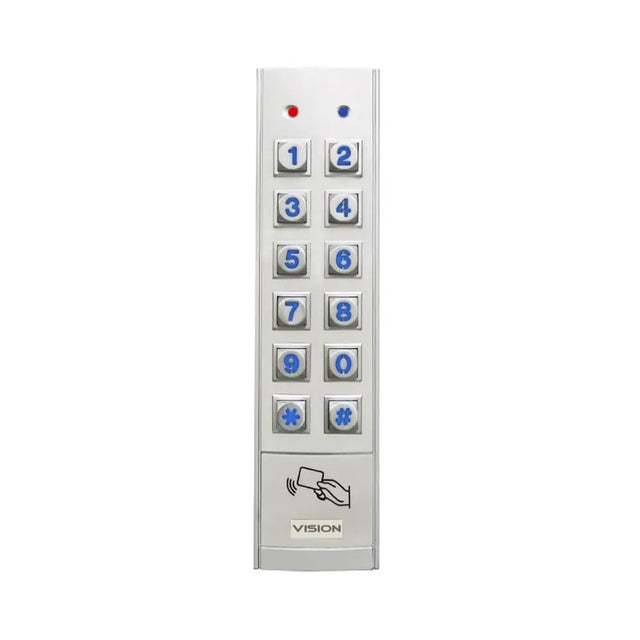 Bosch CP156B — Solution 6000 Slim/Mullion Prox Smartcard Keypad (Stainless Steel, IP67)