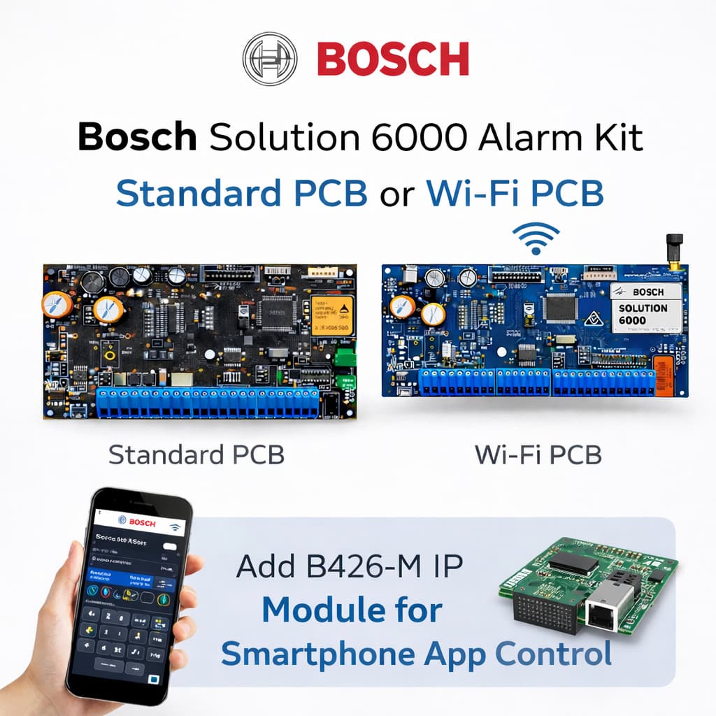 Bosch Solution 6000 Alarm Kit — Wi-Fi Keypad, 3 PIRs, Battery & Sirens — image 4