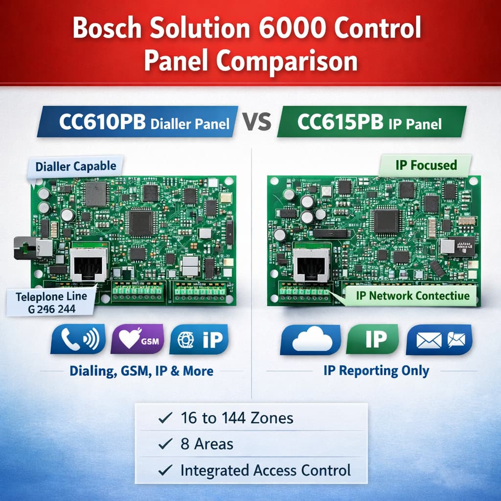 Bosch CC610PB / CC615PB — Solution 6000 Control Panel PCB (144 Zone, 8 Area) — image 2