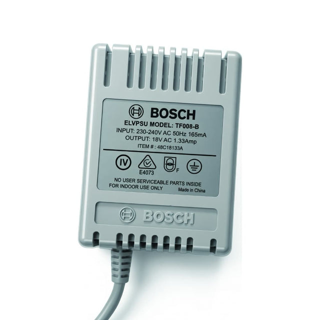 Bosch TF008-B — 18VAC 1.33A Plug Pack for Solution Alarm Panels