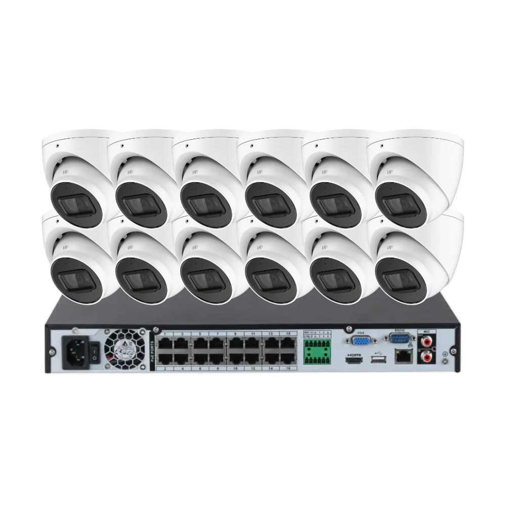 Dahua 12 × 5MP WizSense AI CCTV Kit — 16CH 4K NVR + 4TB HDD Bundle