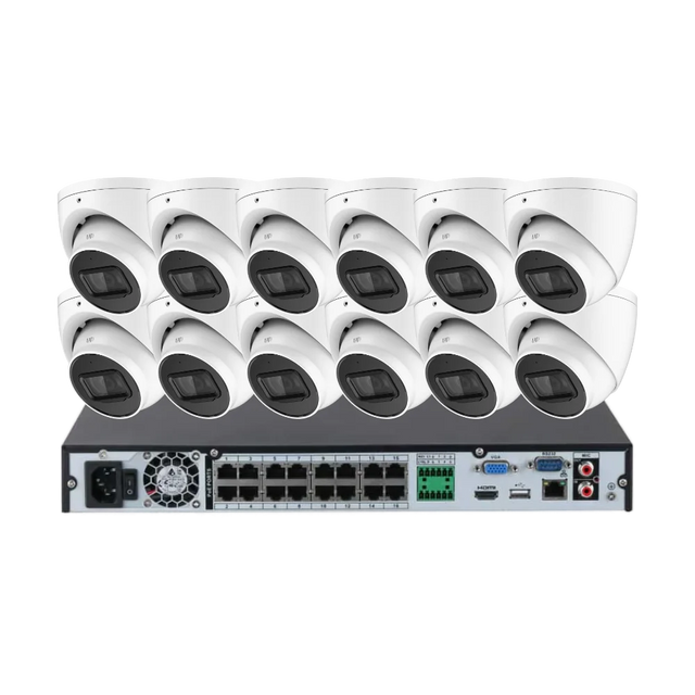 Dahua 12 × 5MP WizSense AI CCTV Kit — 16CH 4K NVR + 4TB HDD Bundle