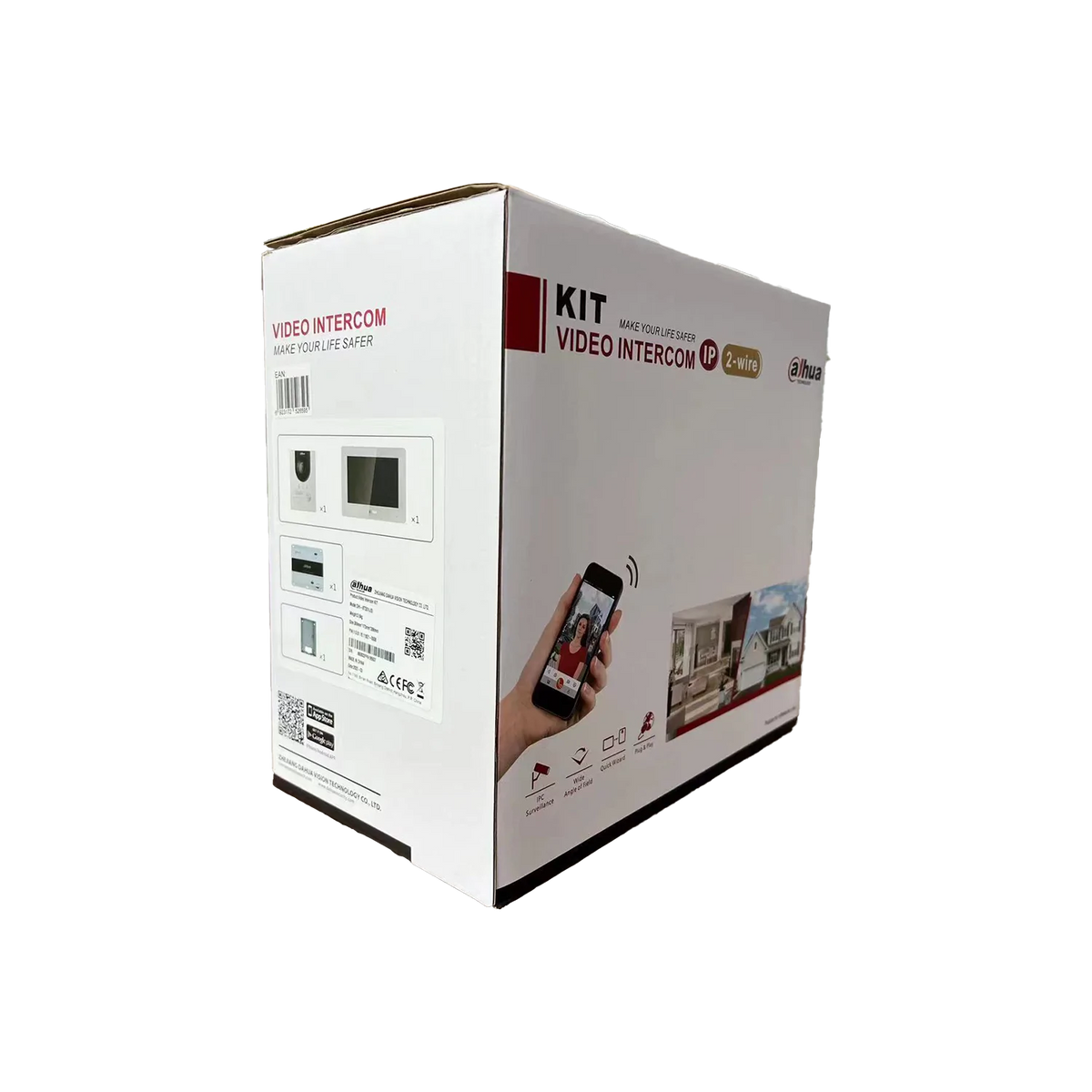 Dahua 2-Wire Video Intercom Kit — Fisheye Door Station & 7″ Monitor | DHI-KTD01L(S)-S2 — image 4