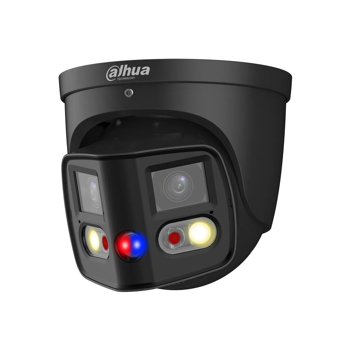 Dahua DH-IPC-PDW3849-A180-AS-PV-ANZ — 8 MP (2× 4 MP) 180° Panoramic Dual-Sensor TiOC Active Deterrence Eyeball Turret WizSense 3 Network Camera — image 2