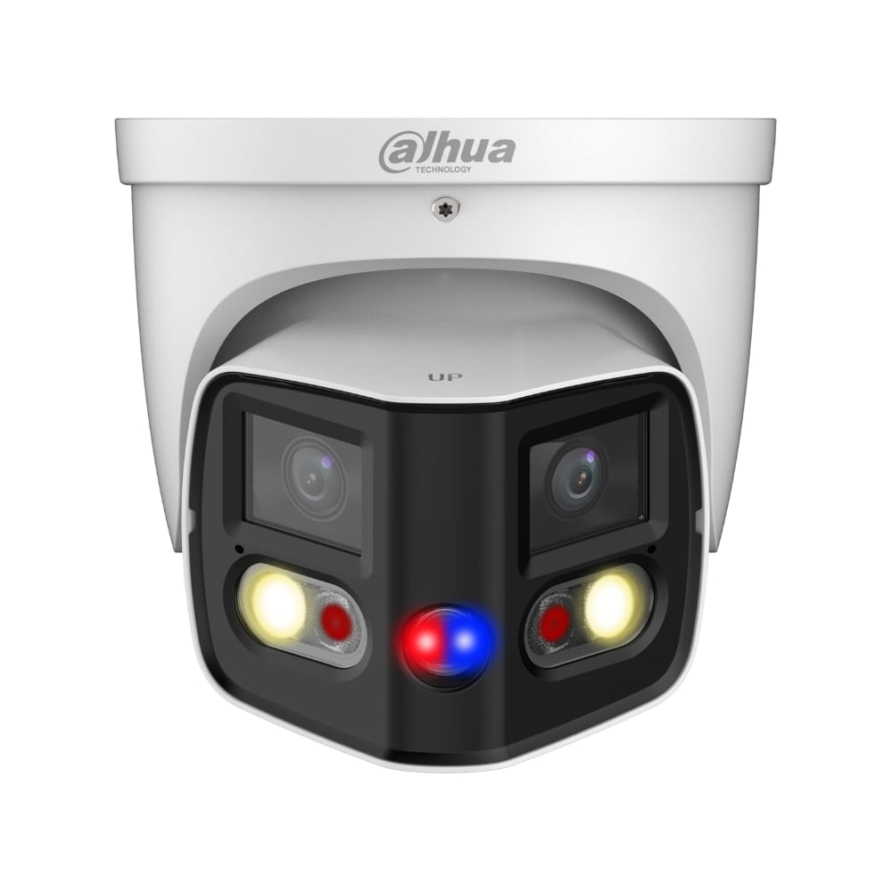 Dahua DH-IPC-PDW3849-A180-AS-PV-ANZ — 8 MP (2× 4 MP) 180° Panoramic Dual-Sensor TiOC Active Deterrence Eyeball Turret WizSense 3 Network Camera — image 3