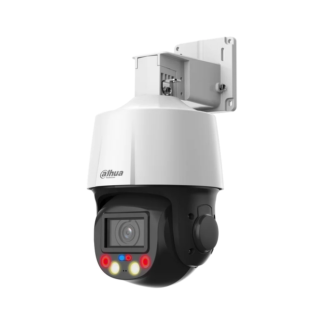 Dahua DH-SD3E405DB-GNY-A-PV1 — 4 MP 5× TiOC WizSense Network Mini PT Camera with Active Deterrence