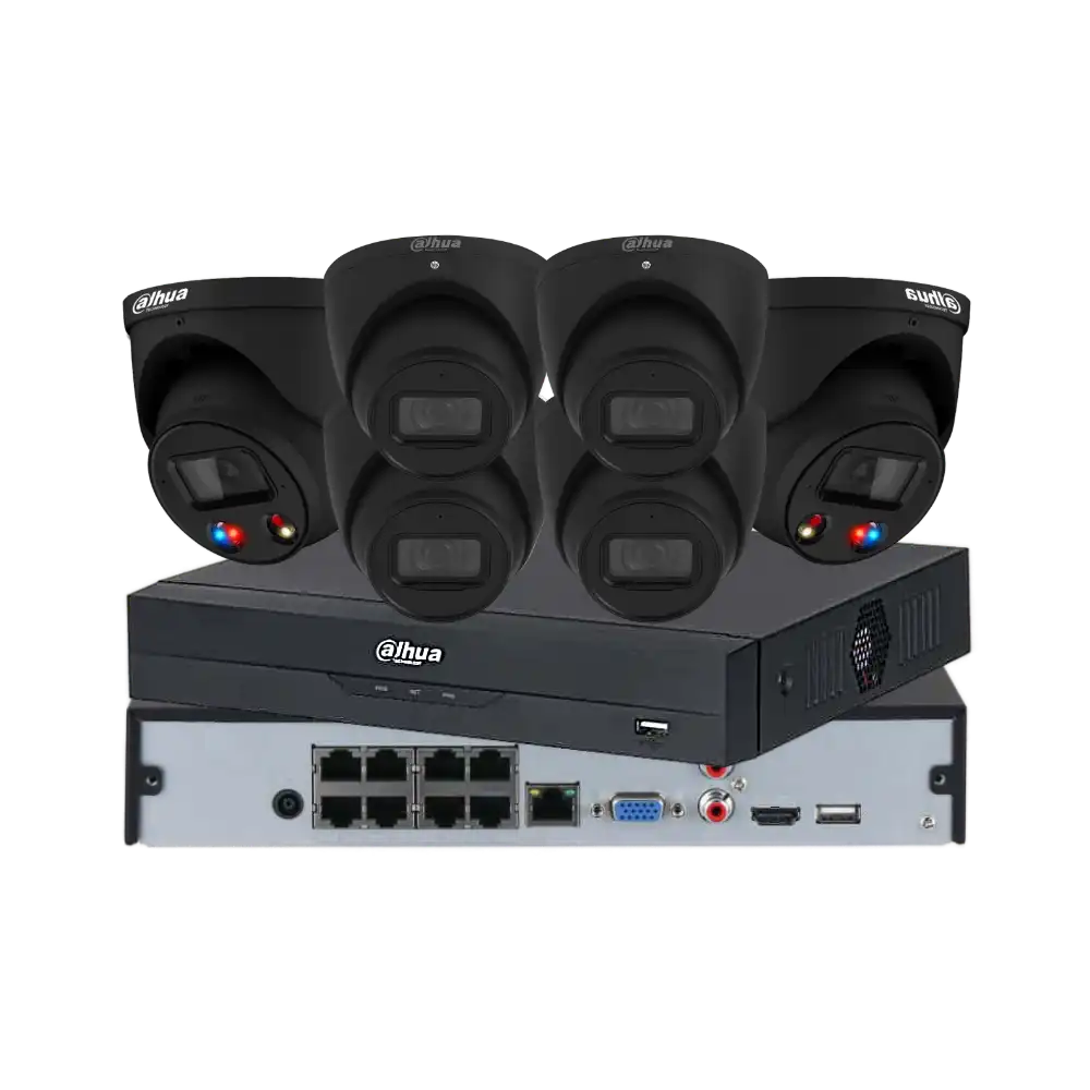 Dahua 6 × 6MP Full-Colour CCTV Kit — 2 × TiOC 3.0 + 4 × Smart Dual-Light + 8CH AI NVR — image 2