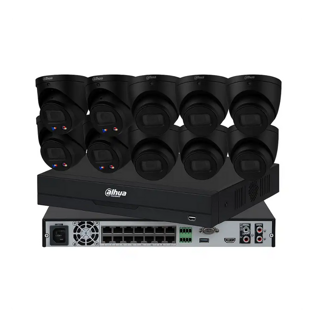 Dahua 6MP 16-Channel CCTV Kit — 4 × TiOC Active Deterrence + 6 × Smart Dual-Light + 16CH AI NVR