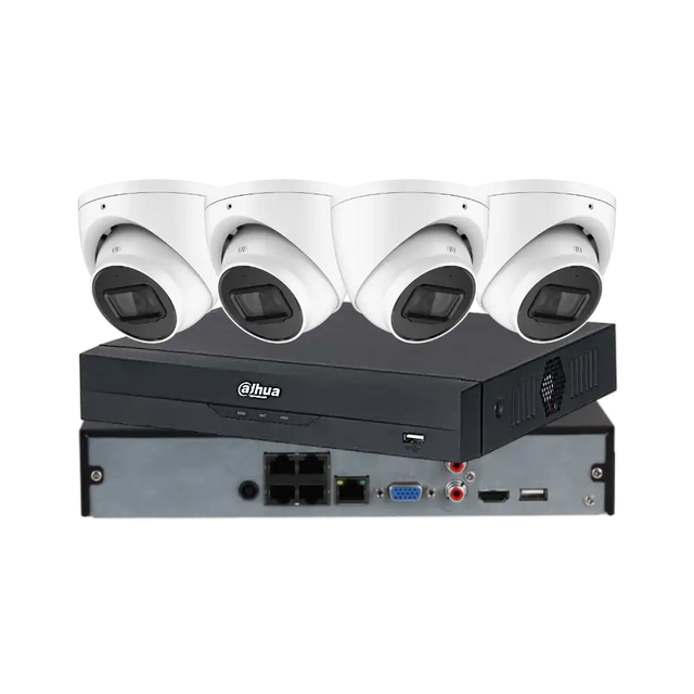 Dahua 4 × 6MP 3K Full-Colour Smart Dual-Light CCTV Kit — 4-Channel PoE AI NVR — image 1