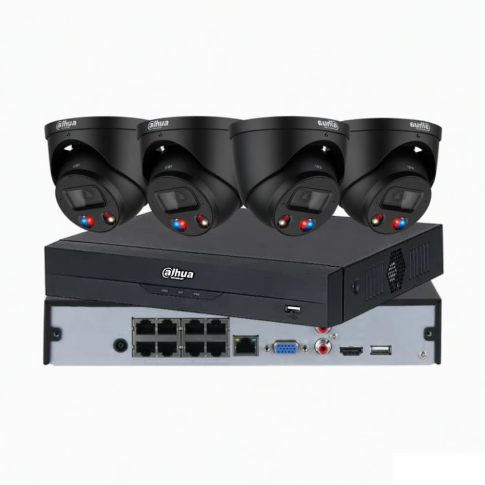 Dahua 4 × 6MP TiOC 3.0 Full-Colour CCTV Kit — Active Deterrence, Two-Way Audio + 4CH or 8CH AcuPick NVR — image 4
