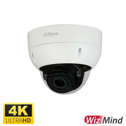 Dahua DH-IPC-HDBW5842HP-ZHE-2712F — 8 MP 4K IR Motorised Vari-Focal Vandal Dome WizMind 5 Network Camera (5842 Series)