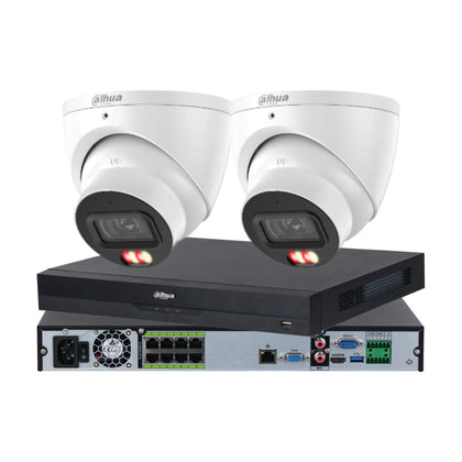 Dahua AcuPick Full-Colour CCTV Kit — 2–8 × 8MP Smart Dual-Light + 8CH AcuPick AI NVR