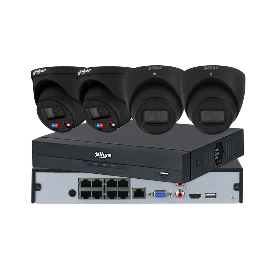 Dahua 4 × 6MP Full-Colour CCTV Kit — 2 × TiOC 3.0 + 2 × Smart Dual-Light + 8CH AI NVR — image 2