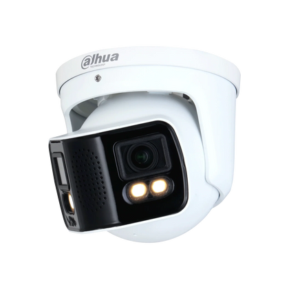 Dahua DH-IPC-PDW5849-A180-E2-ASTE — 8 MP (2× 4 MP) 180° Panoramic Duo Splicing Full-Colour Eyeball Turret WizMind 5 (5849 Series)