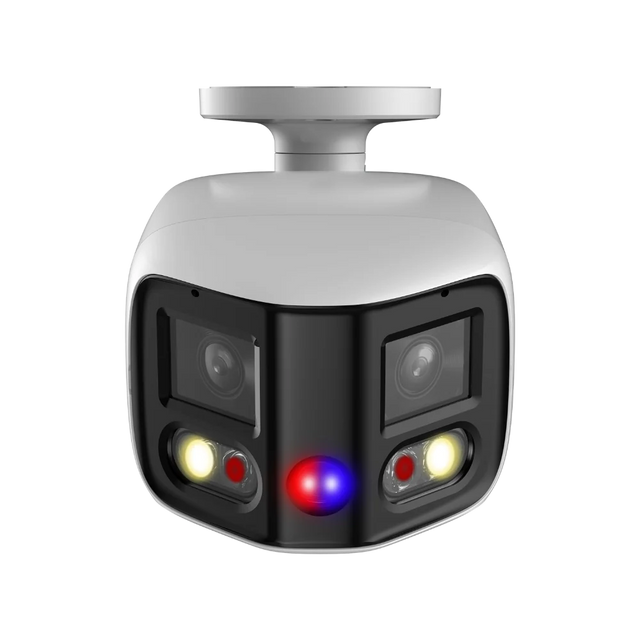 Dahua DH-IPC-PFW3849S-A180-AS-PV-ANZ — 8 MP (2× 4 MP) 180° Panoramic Dual-Sensor TiOC 2.0 Active Deterrence Bullet WizSense 3 Network Camera