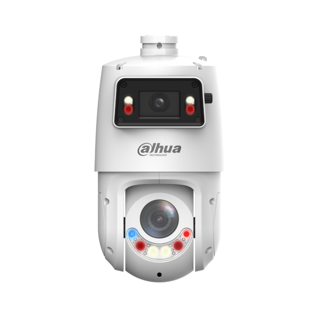 Dahua DH-SDT4E425-4F-GB-A-PV1 — 4 MP + 4 MP 25× X-Spans TiOC WizSense Network PTZ Camera with F1.0 Panorama & Active Deterrence — image 1