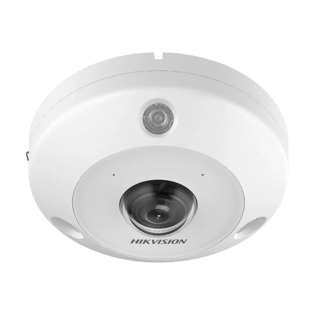 Hikvision DS-2CD6395G1E-IVS 9MP DeepinView 360° Fisheye Camera — People Counting & Heat Map, Built-in Mic/Speaker, 2mm