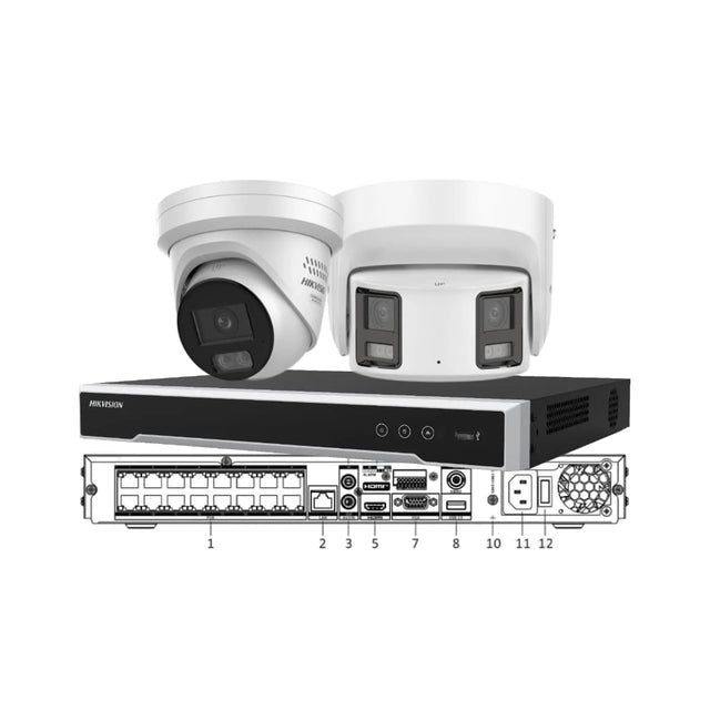 Hikvision 8MP "Zero Blind Spot" Starter Kit