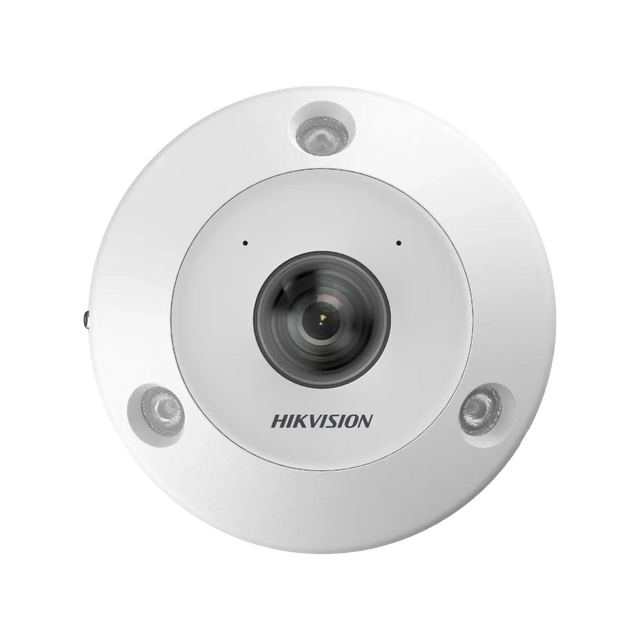 Hikvision DS-2CD6395G1E-IVS 9MP DeepinView 360° Fisheye Camera — People Counting & Heat Map, Built-in Mic/Speaker, 2mm — image 1