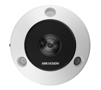 Hikvision DS-2CD63C5G1-IVS — 12MP DeepinView Panoramic Fisheye Camera with Two-Way Audio, Heatmap & 15m IR — image 1