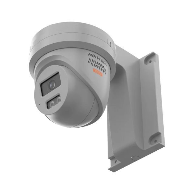 Hikvision DS-2XC3386G0H-LISU/SL (PA) — 8MP Polymer Anti-Corrosion AcuSense Smart Hybrid Light Fixed Turret with 64 GB Built-in Storage