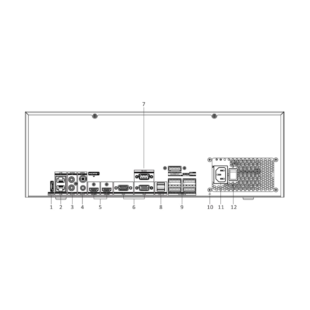 Hikvision DS-9632NI-M16 32 Channel 3U 8K NVR — 320 Mbps, 256 TB, RAID + Hot Spare, Dual HDMI — image 2