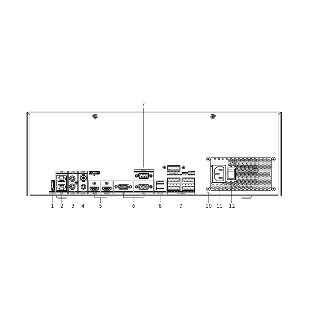Hikvision DS-9664NI-M16 64 Channel 3U 8K NVR — 400 Mbps, 256 TB, RAID + Hot Spare, Dual HDMI — image 2