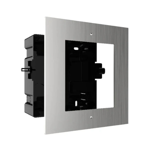 DS-KD-ACF1/S — Hikvision Gen2 Stainless Steel 1-Module Flush Mount Box