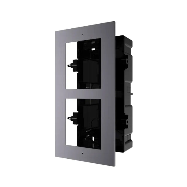 DS-KD-ACF2 — Hikvision Gen2 Intercom 2-Module Flush Mount Box