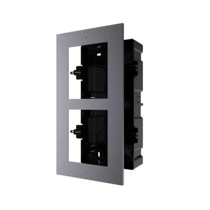 DS-KD-ACF2/PLASTIC — Hikvision Double Module Flush-Mount Bracket for Modular Door Station