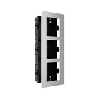 DS-KD-ACF3/S — Hikvision Gen2 Stainless Steel 3-Module Flush Mount Box — image 3
