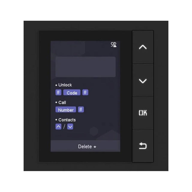 Hikvision DS-KD-DIS Display Module — 3.5" LCD, 2000 Contacts, IP65, KD8 Modular