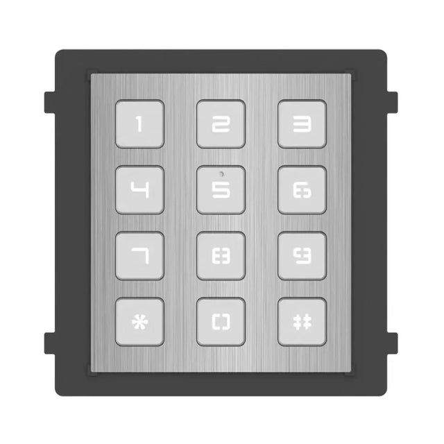 Hikvision DS-KD-KP/S Stainless Steel Keypad Module for KD8 Pro Door Stations