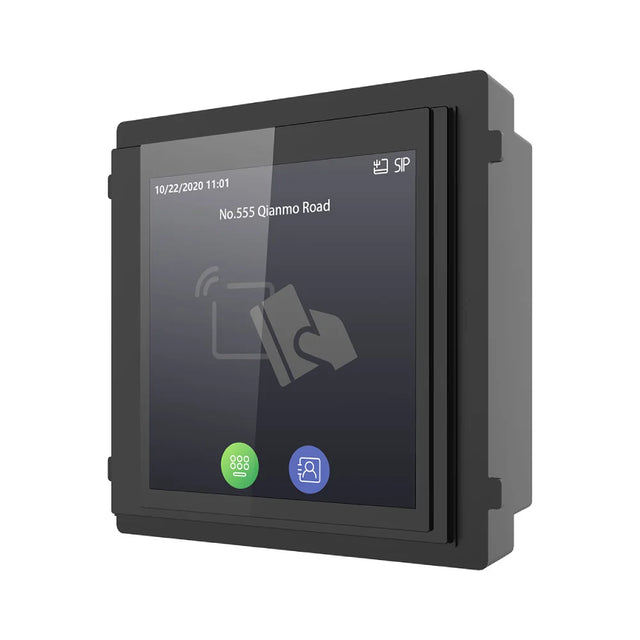 Hikvision DS-KD-TDM — 4" Touch Display Module with Keypad & Mifare Reader