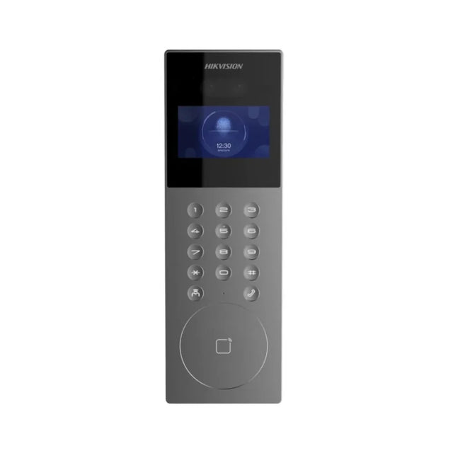 Hikvision DS-KD9203-E6 Face Recognition Door Station — 4.3" LCD, Dual 2MP, 5000 Faces, IP65