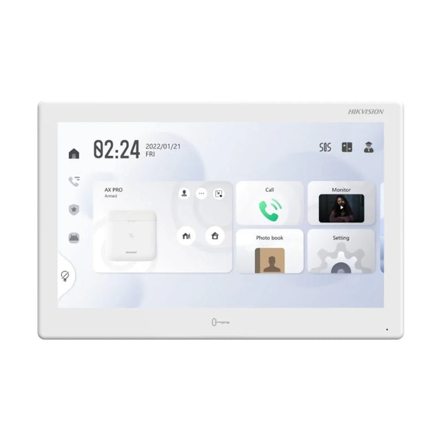 Hikvision DS-KH9510-WTE1 10" Android Indoor Station — AX Pro & CCTV, Wi-Fi, PoE