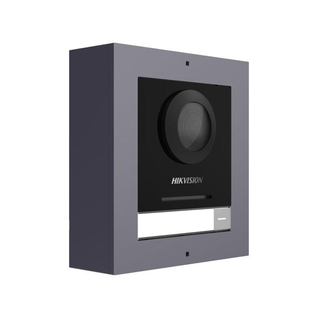 Hikvision DS-KIS602 IP Video Intercom Kit — 2MP Door Station, 7" Monitor & PoE Switch, Surface Mount