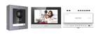 Hikvision DS-KIS702 2-Wire Video Intercom Kit — 2MP Door Station, 7" Monitor, Black, Surface Mount — image 1