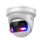 HiLook IPC-T289PH-MU/SL — 8MP 4K 180° Panoramic Turret with Smart Hybrid Light, Active Deterrence & Two-Way Audio (IP67) — image 1