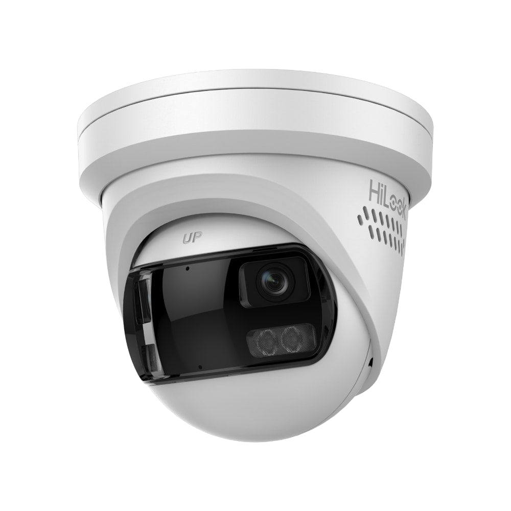 HiLook IPC-T289PH-MU/SL — 8MP 4K 180° Panoramic Turret with Smart Hybrid Light, Active Deterrence & Two-Way Audio (IP67) — image 4