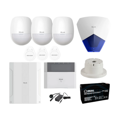 HiLook Hybrid Pro 8-Zone Wired Alarm Kit