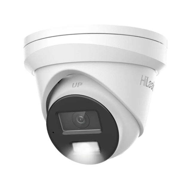 HiLook IPC-T363H-MU — 6MP Smart Hybrid Light Turret (Person & Vehicle AI, Built-in Mic) — image 1
