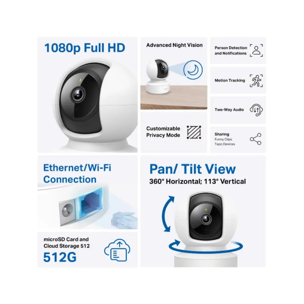 TP-Link Tapo C202 Pan/Tilt Home Security Wi-Fi Camera — image 3